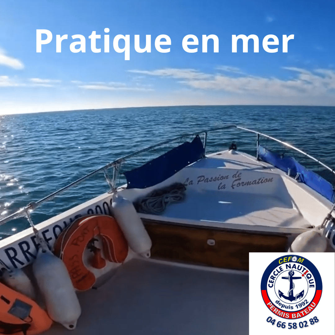 Vidéo de la pratique pour passer son permis bateau