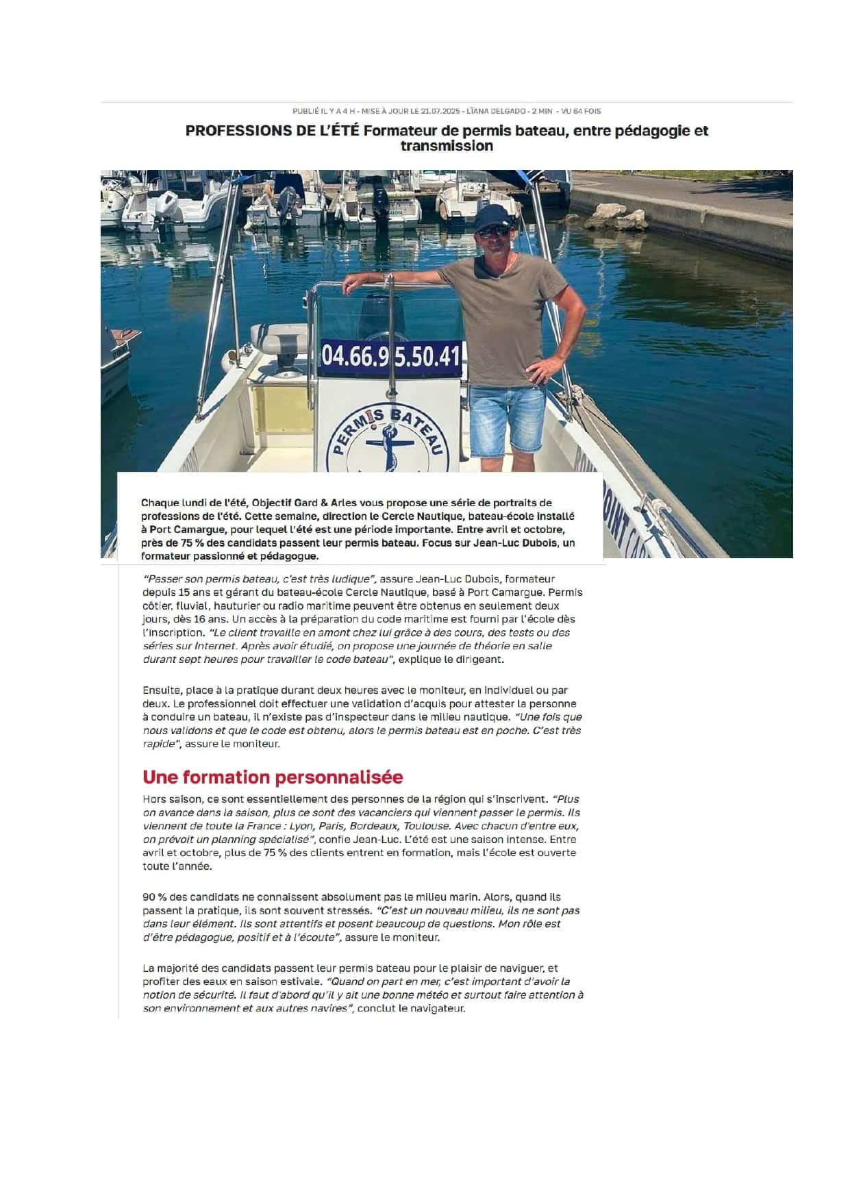 Article Objectif Gard